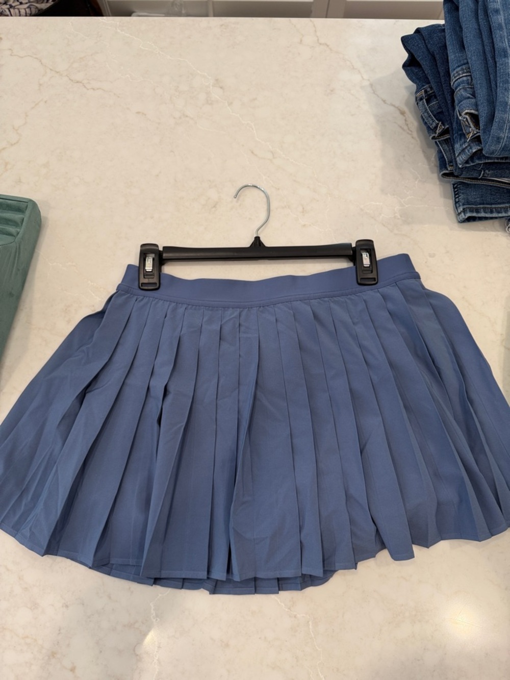 lululemon athletica Pleated high rise Tennis Skirt in Oasis Blue